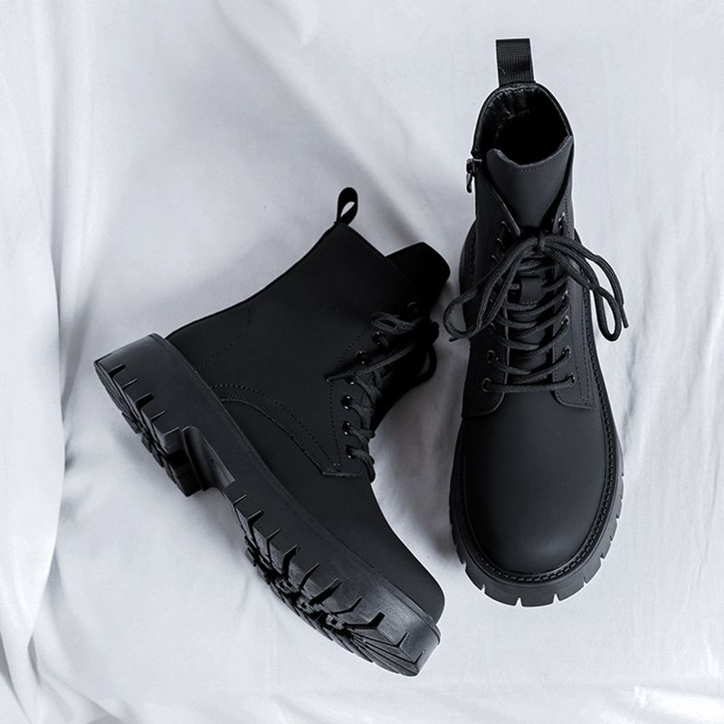 Daylan - Lange Stiefel aus weichem Leder für Herren