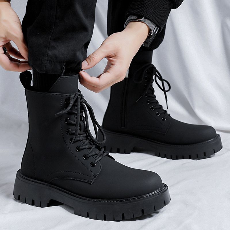 Daylan - Lange Stiefel aus weichem Leder für Herren