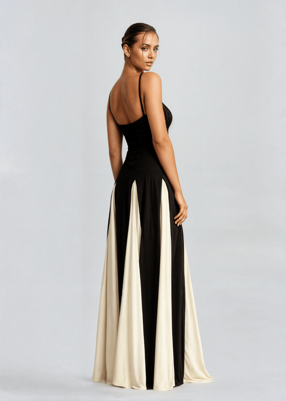 Deborah – Maxikleid Damen Elegant Fließend Festlich Look 7