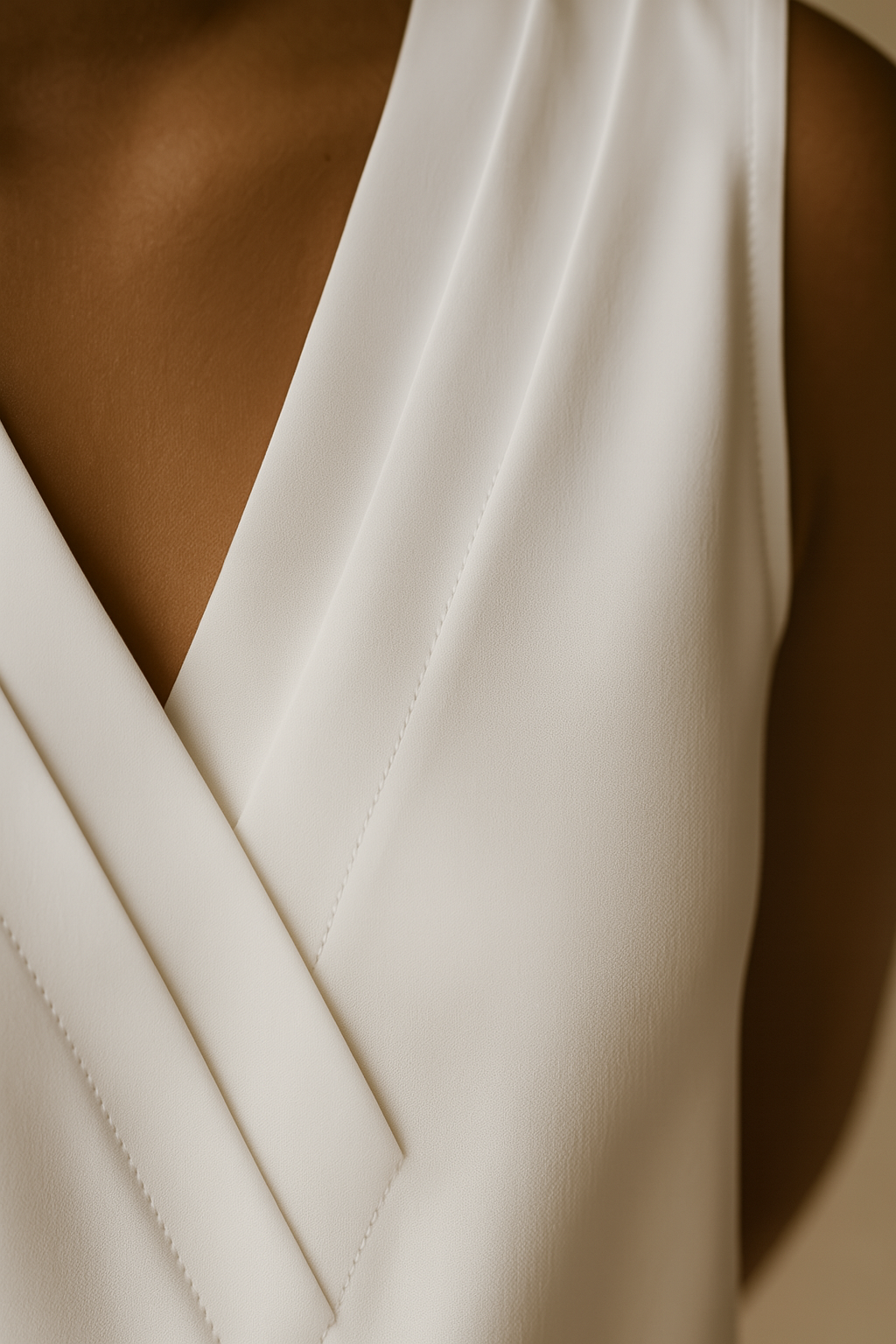 Chloe – Ärmellose Bluse Damen Elegant Sommer Leicht