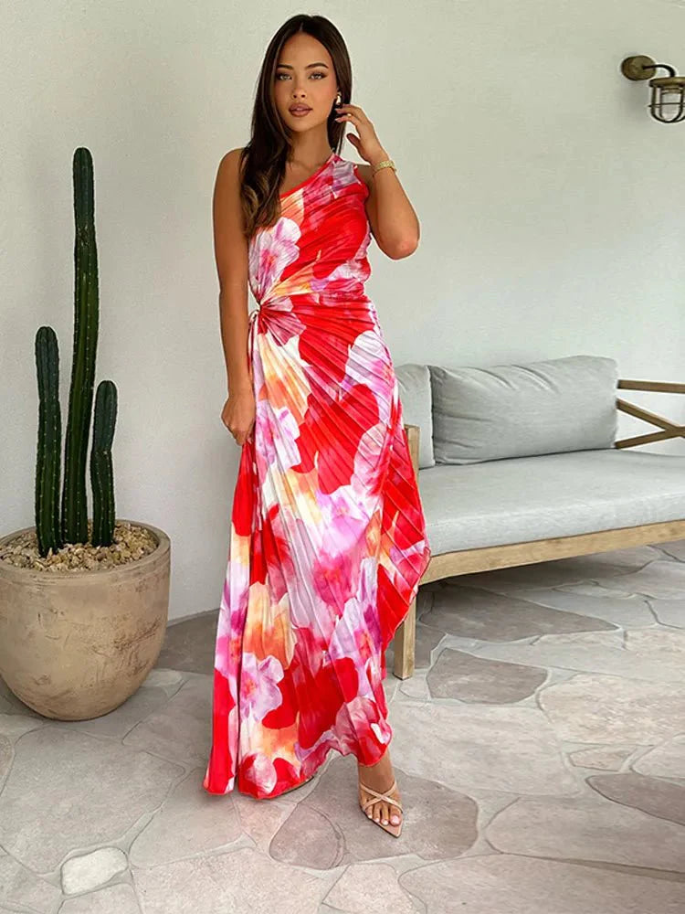 Diana – Plissiertes Sommerkleid Damen Leicht Elegant Luftig 6