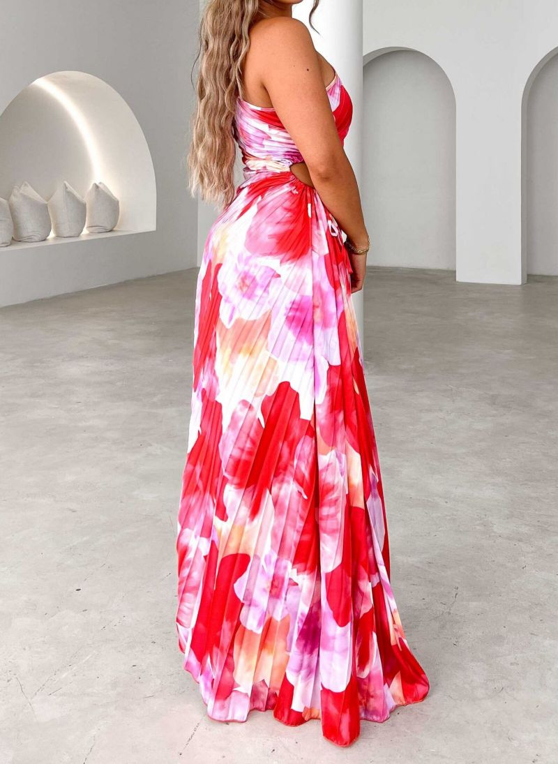 Diana – Plissiertes Sommerkleid Damen Leicht Elegant Luftig 9