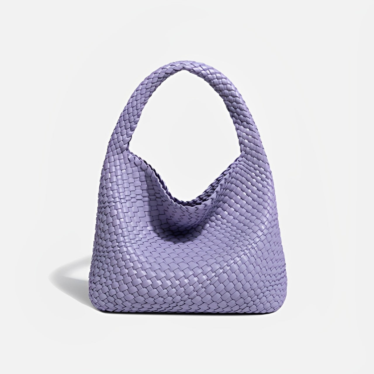 Dianne - Weiche Leder-Eimertasche handgefertigt Lila