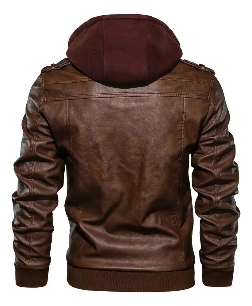 Diether - Hochwertige Lederjacke Braun 2