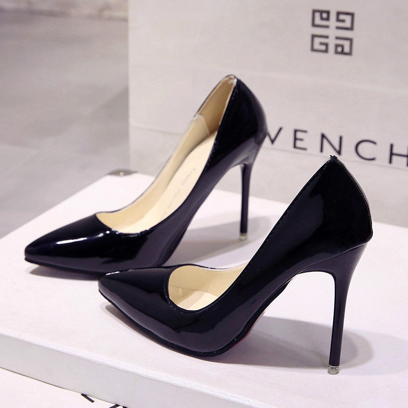 Elenora - Damen High Heels mit spitzer Kappe – Elegante Pumps für festliche Anlässe und Büro Schwarz