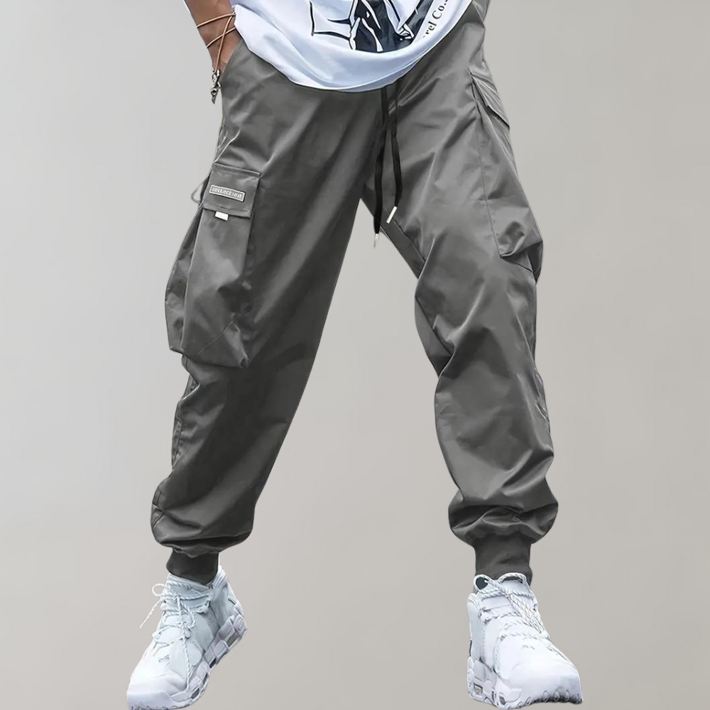 Eren – Herren Cargo Jogginghose mit Taschenkomfort Grau 2