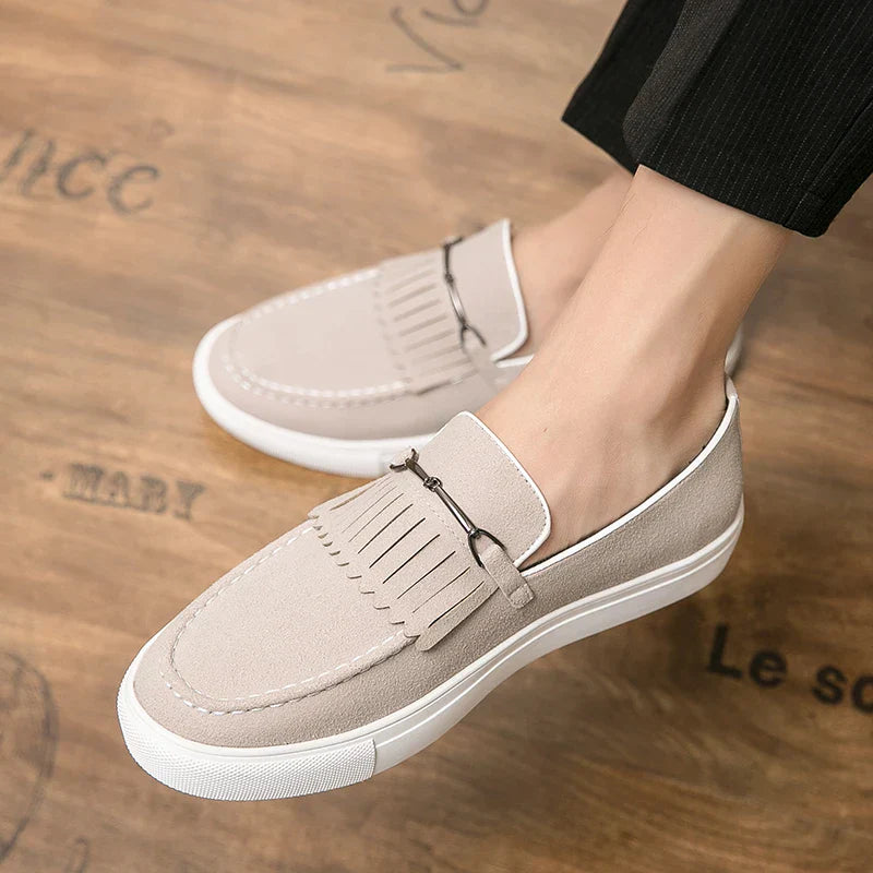 Falk – Elegante Herren Loafer Aus Hochwertigem Wildleder 12