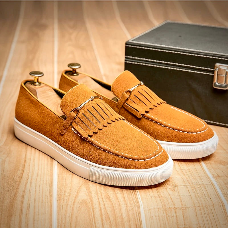 Falk – Elegante Herren Loafer Aus Hochwertigem Wildleder 2