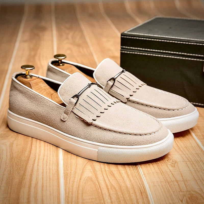 Falk – Elegante Herren Loafer Aus Hochwertigem Wildleder 4