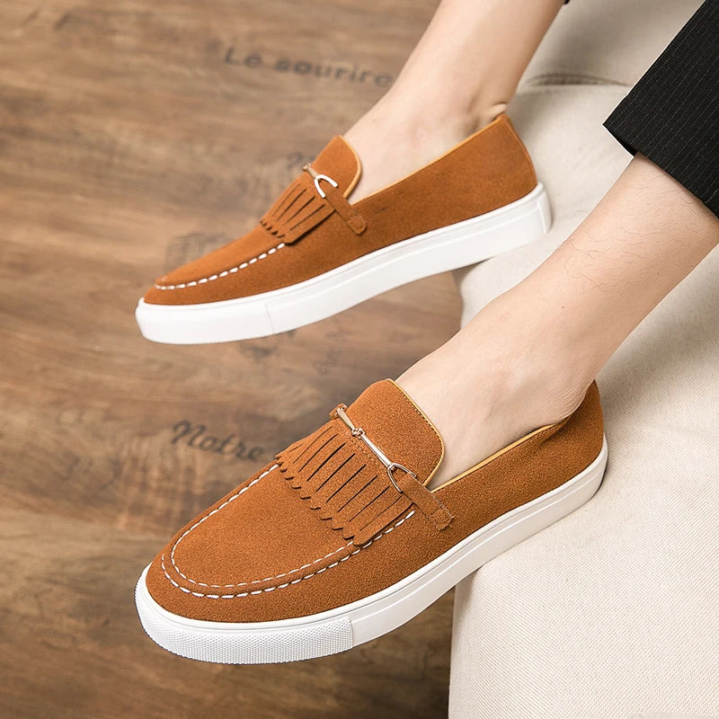 Falk – Elegante Herren Loafer Aus Hochwertigem Wildleder 7