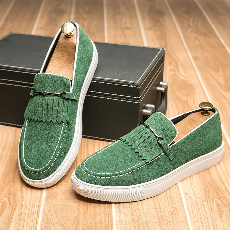 Falk – Elegante Herren Loafer Aus Hochwertigem Wildleder 9