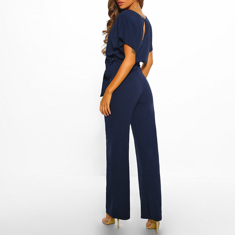 Fiona – Schlichter Jumpsuit Damen Elegant Sommer Look 2