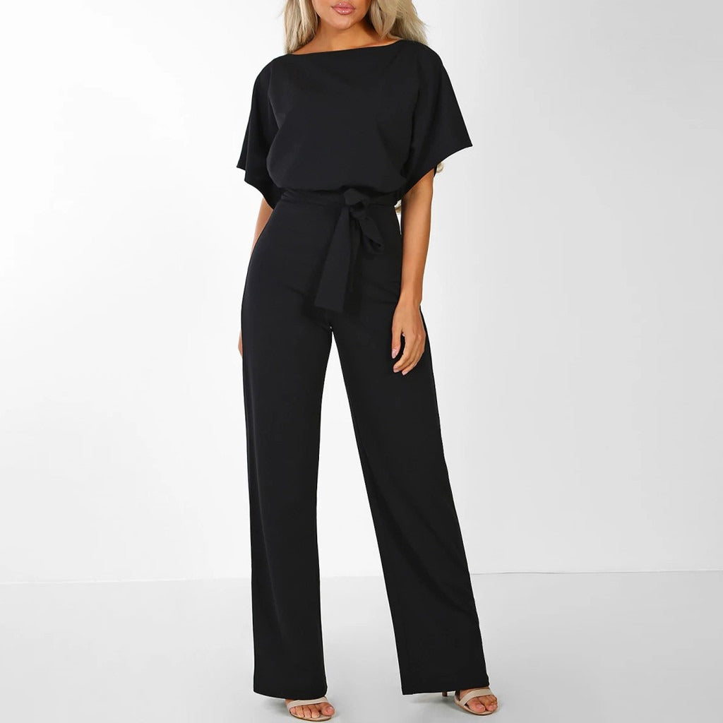 Fiona – Schlichter Jumpsuit Damen Elegant Sommer Look 4