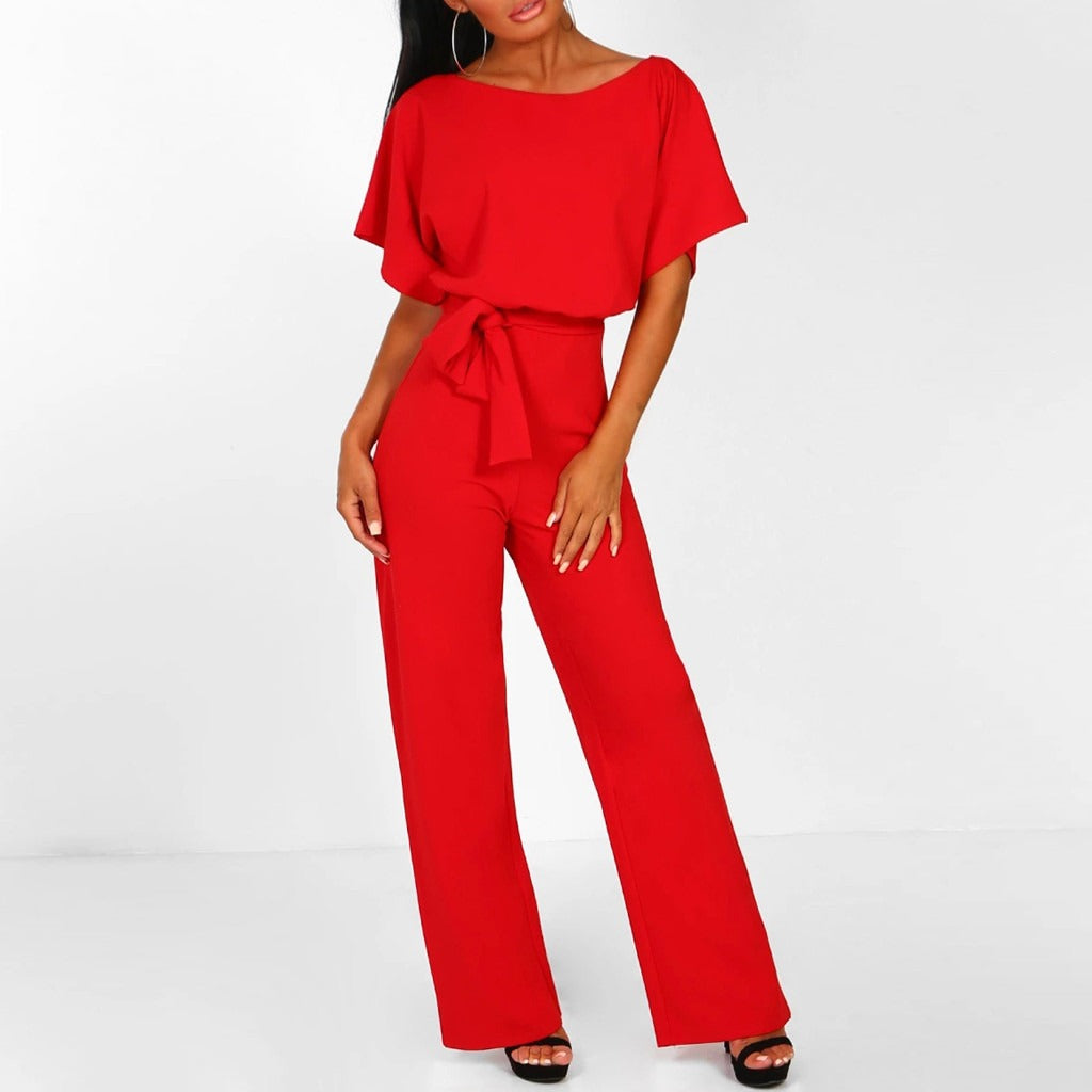 Fiona – Schlichter Jumpsuit Damen Elegant Sommer Look 8