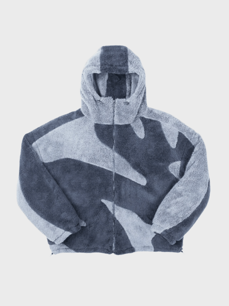 Caius - Fleecejacke im Urbanen Minimalistischen Design