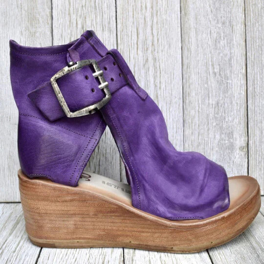 Fränzi - Sandalen Im Boho Stil Für Damen Lila