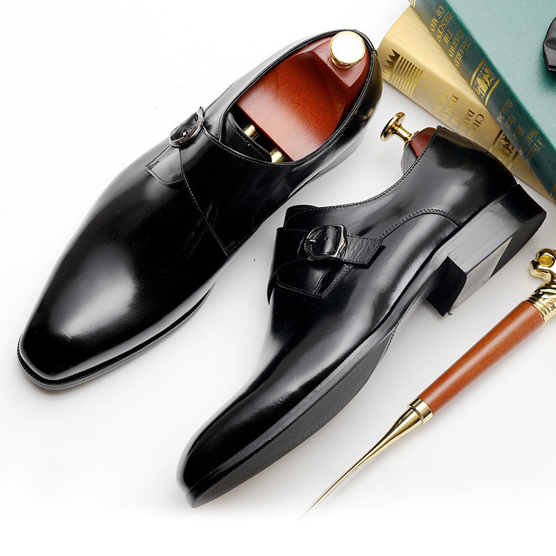 Frodo – Britische Business-Casual-Schuhe für Herren Schwarz