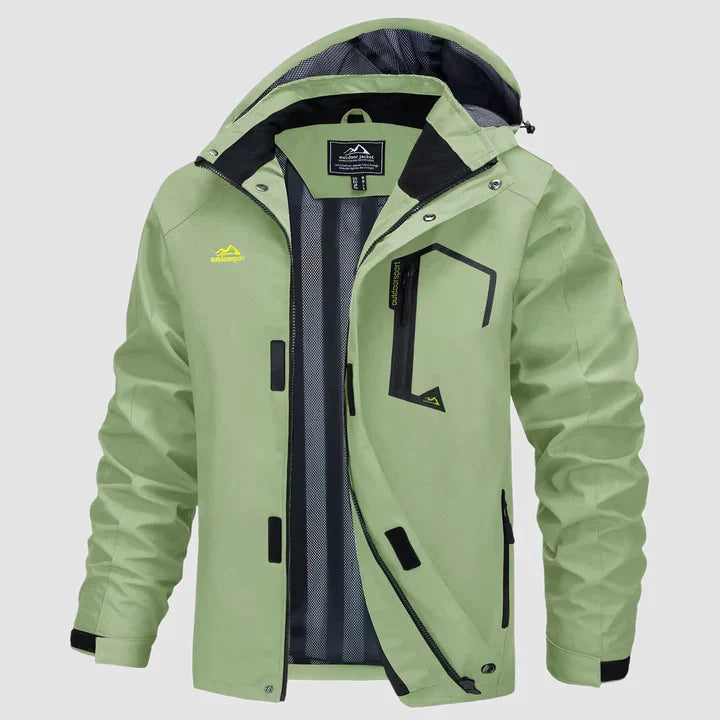 Ismael - Warme Herren Winterjacke mit Kapuze und Taschen