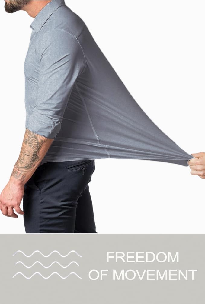 Gideon - Slim-Fit Herrenhemd für Frühling 2025 Grau 2