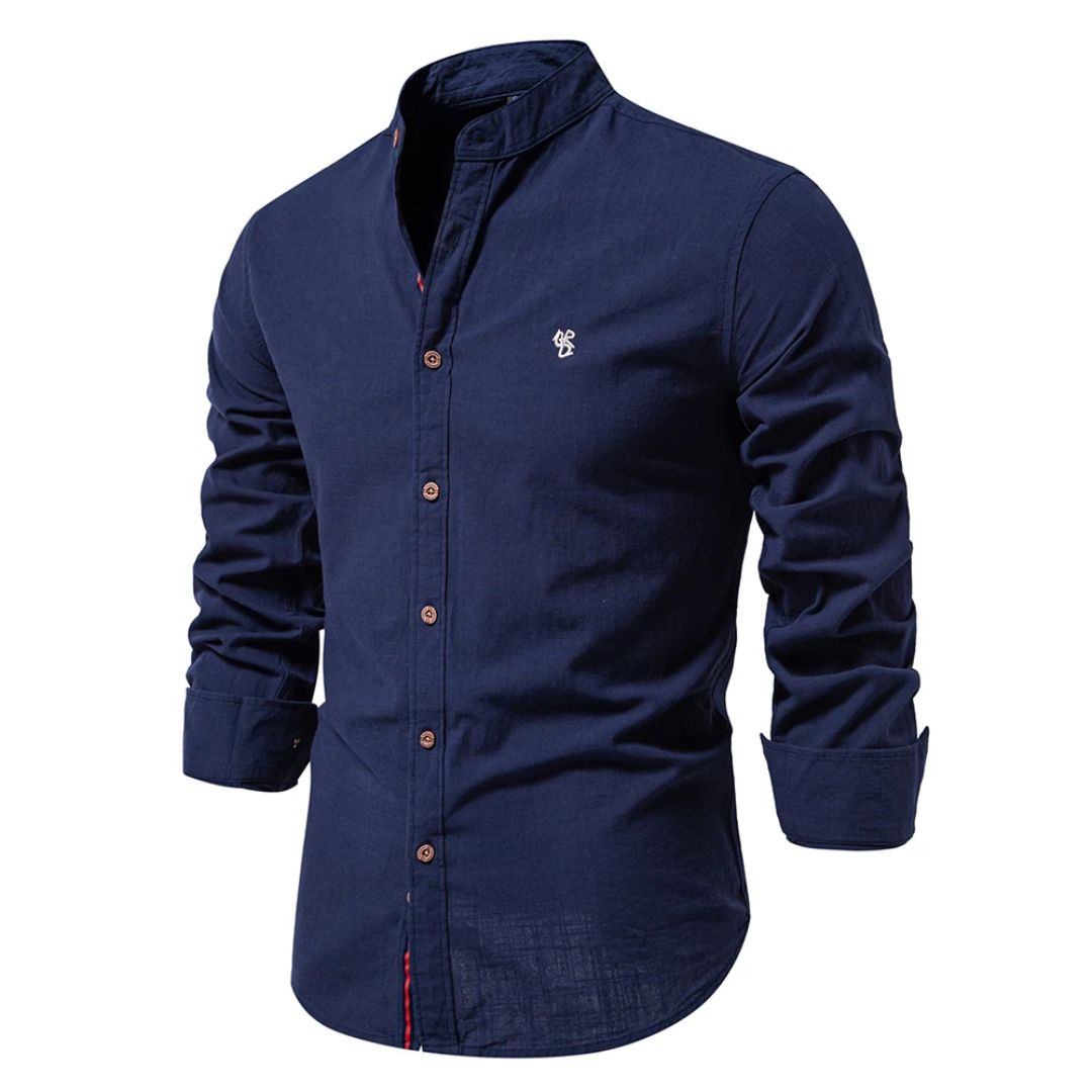 Gottwin - Trachtenhemd Frühlingskollektion 2025 Navy Blau