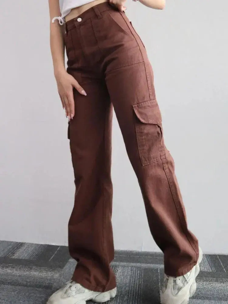 Greta - Lässige Cargohose für Stil und Komfort Braun