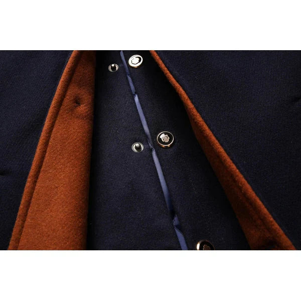 Greta - Winter Wollmantel Grau