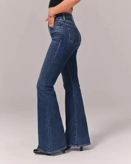 Gudrun - Stilvolle Jeans mit hoher Taille Dunkelblau 2