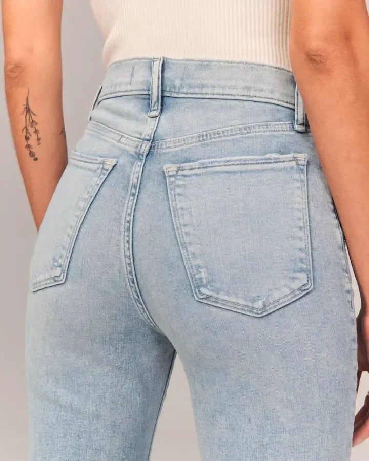 Gudrun - Stilvolle Jeans mit hoher Taille Hellblau 4