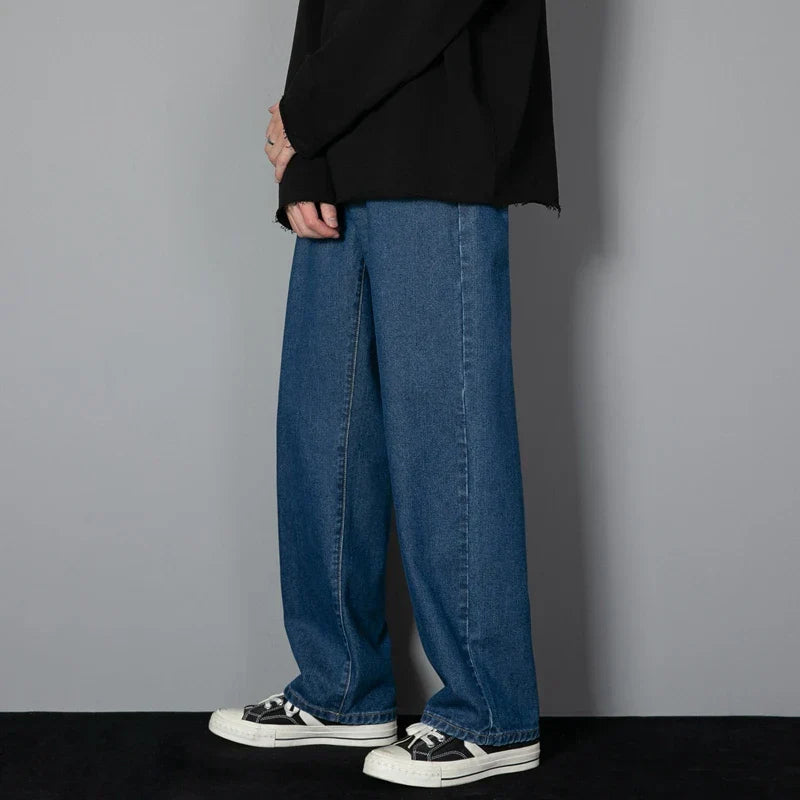 Guntram - Weit geschnittene Jeans für Herren Blau