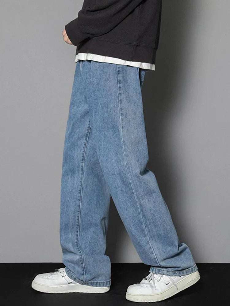 Guntram - Weit geschnittene Jeans für Herren Dunkelblau