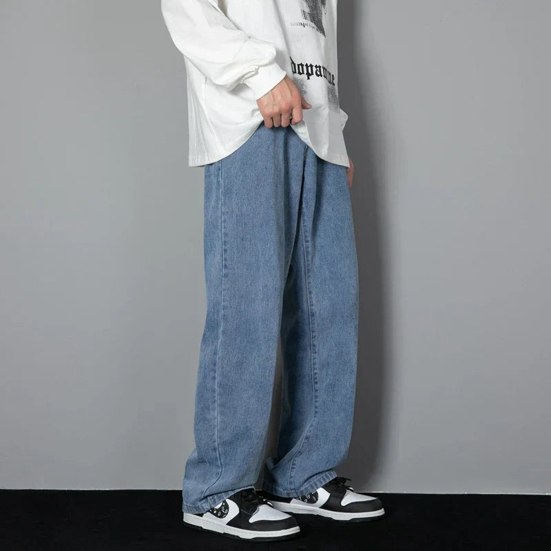 Guntram - Weit geschnittene Jeans für Herren Dunkelblau 2