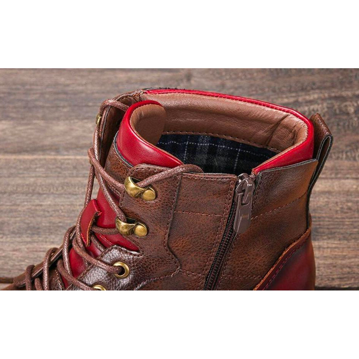 Connor - Handgefertigte Premium-Leder-Oxford-Stiefel