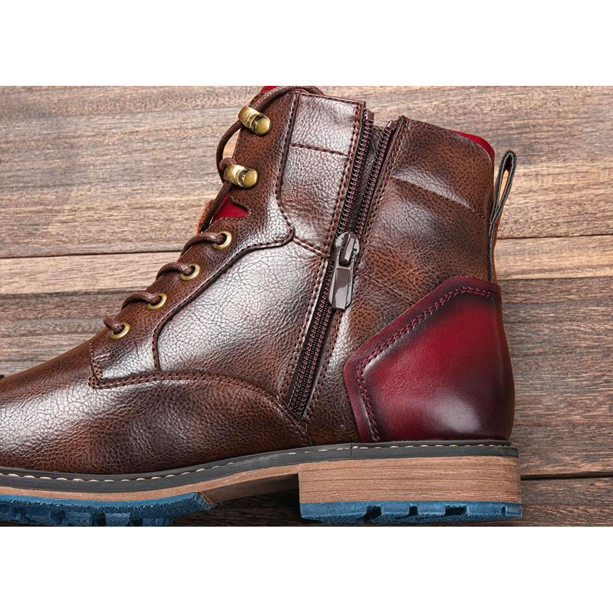 Connor - Handgefertigte Premium-Leder-Oxford-Stiefel
