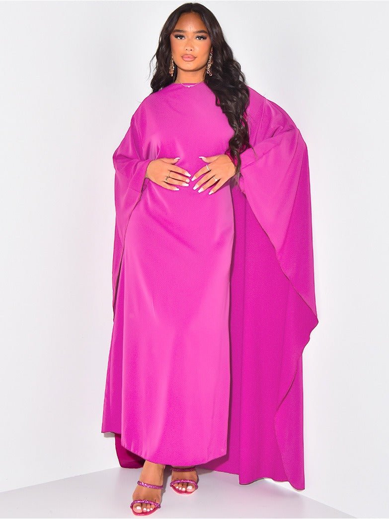 Halina-Relaxed Dress komfortabel Rosa