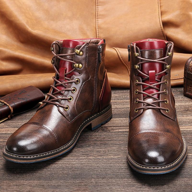 Connor - Handgefertigte Premium-Leder-Oxford-Stiefel