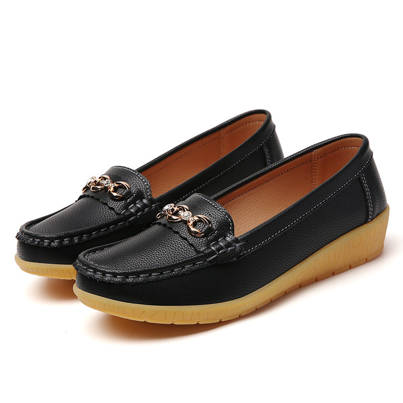 Hedda – Bequeme Slipper-Loafer zum Hineinschlüpfen Schwarz
