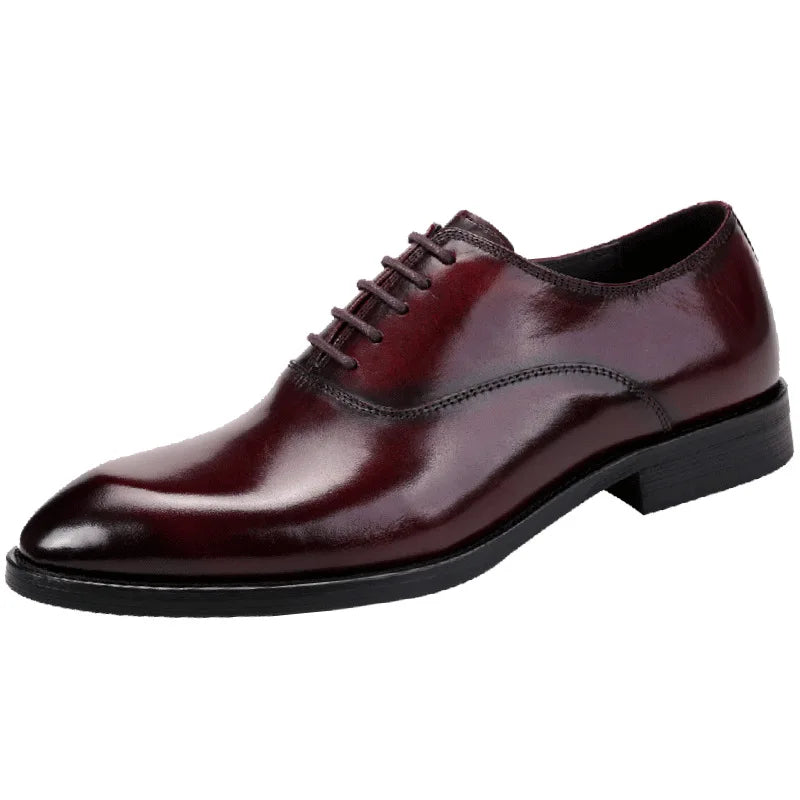 Hermann - Formelle Schuhe aus echtem Leder Braun 4