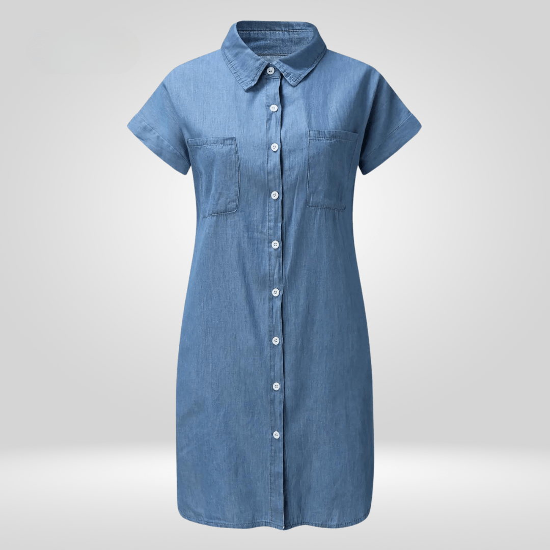Humilia-Jeanshemdkleid Hellblau 1