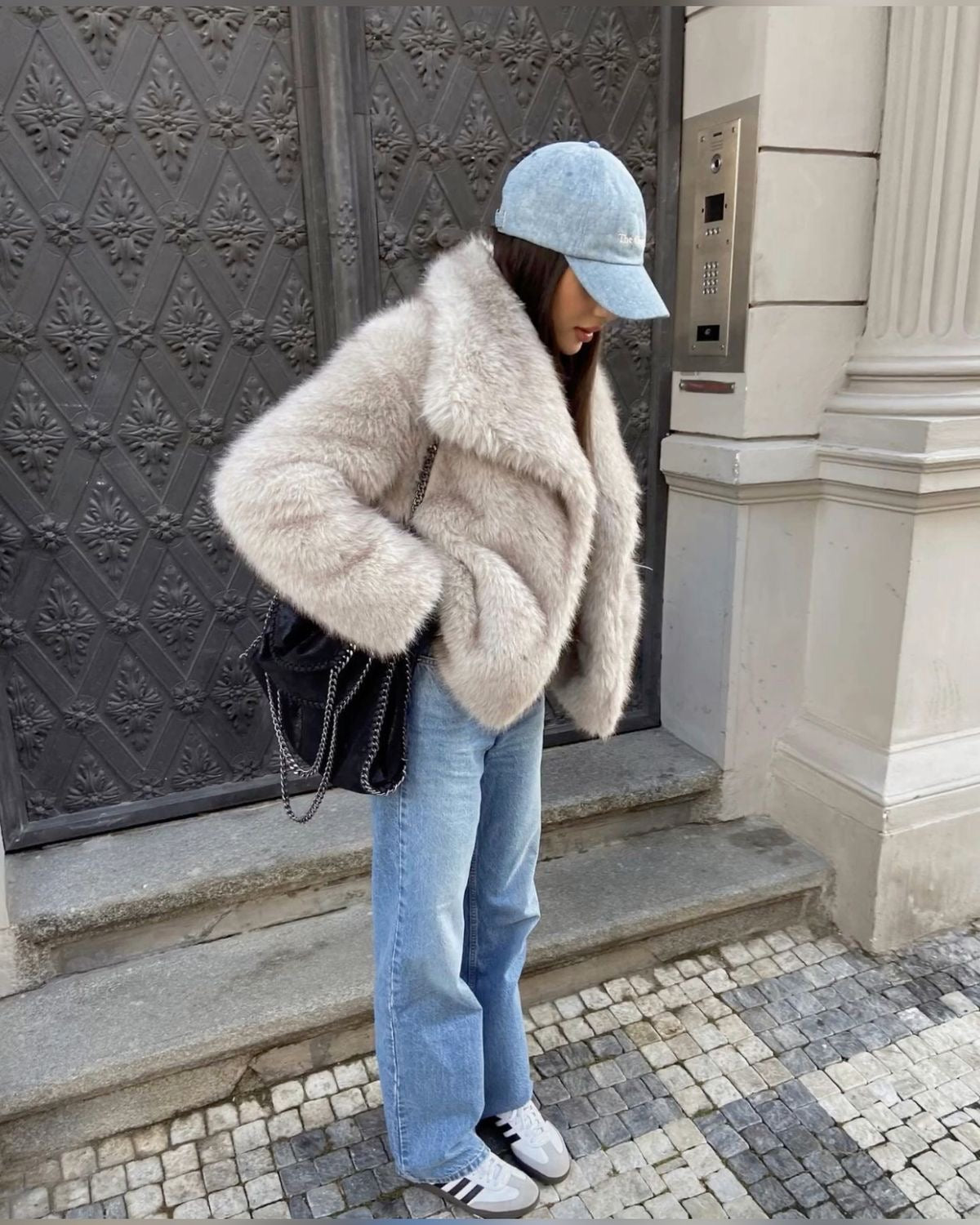 JESSY FUR COAT - korting