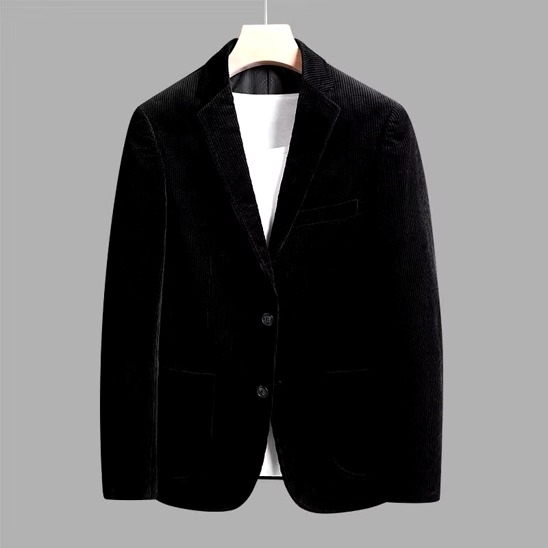 Ilias- Klassischer Cordblazer Schwarz