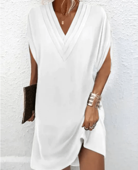 Inara- Kleid Stilvoll Weiß