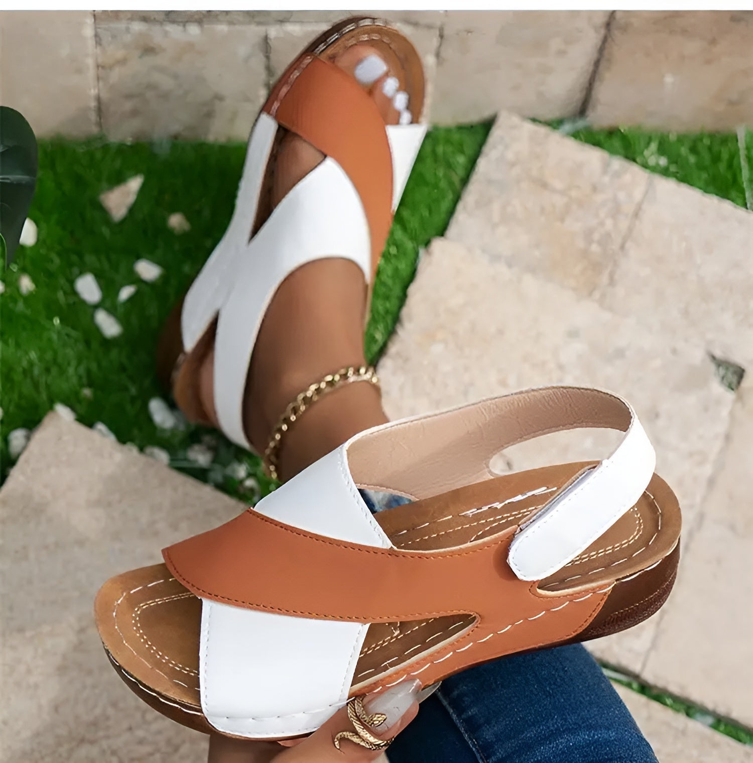 Ingrid - Orthopädische Sandalen für Damen – Komfort & Stil Braun 2