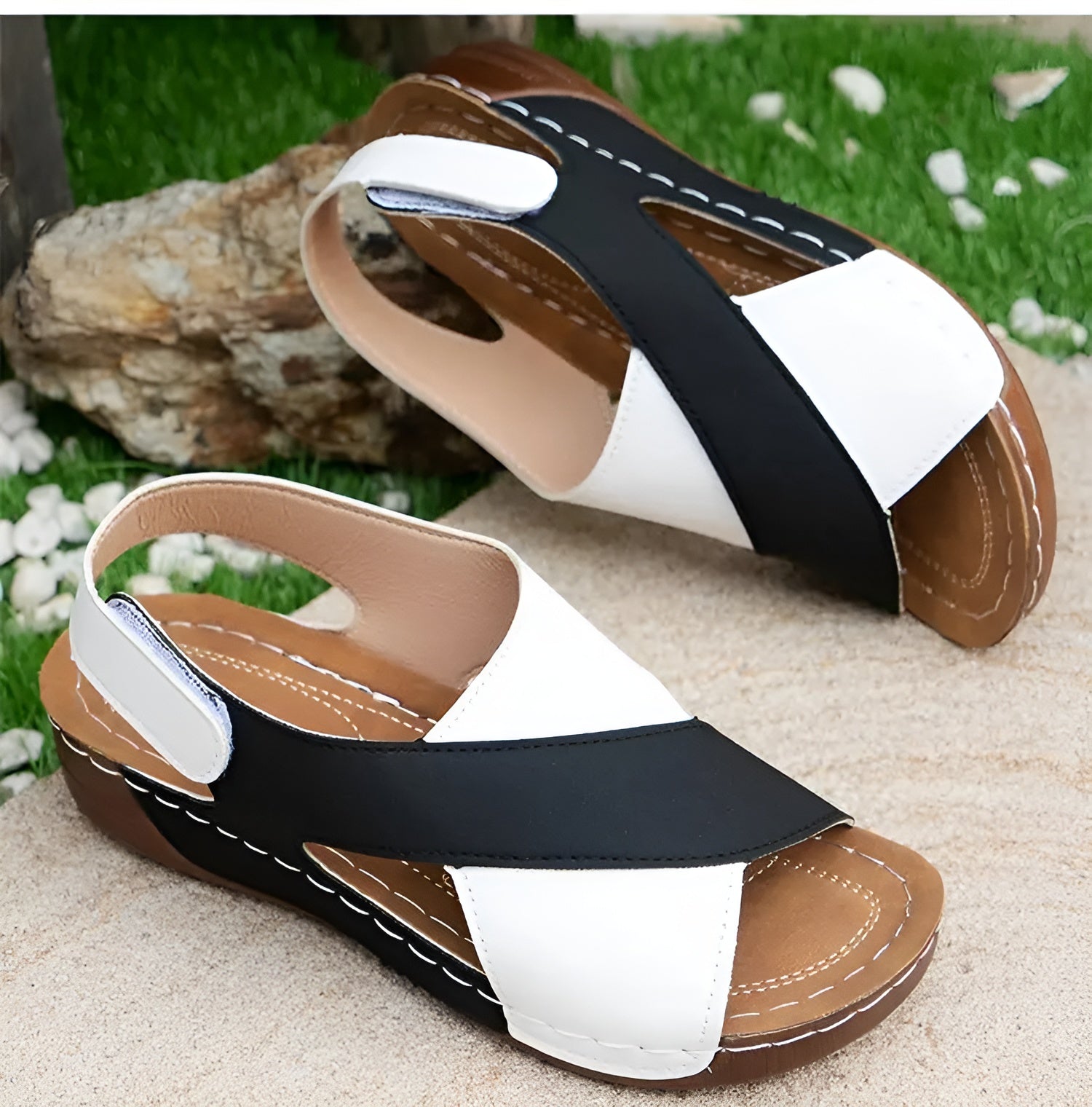 Ingrid - Orthopädische Sandalen für Damen – Komfort & Stil Schwarz 1
