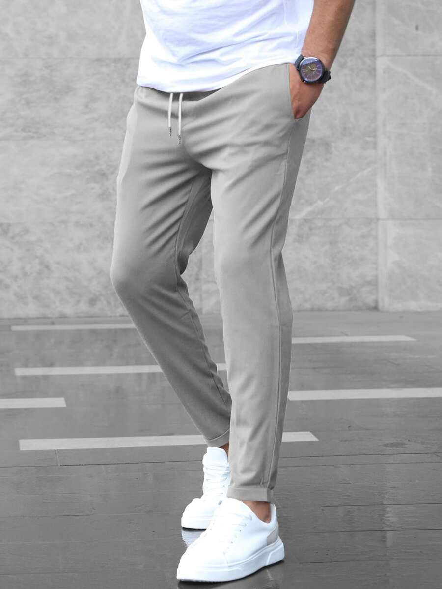 Ivo – Herren Hose Mit Schräge Taschen Und Tunnelzug 3