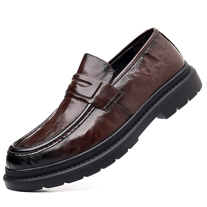 Jamil – Italienische Herren-Loafer aus weichem Lammleder Braun 3