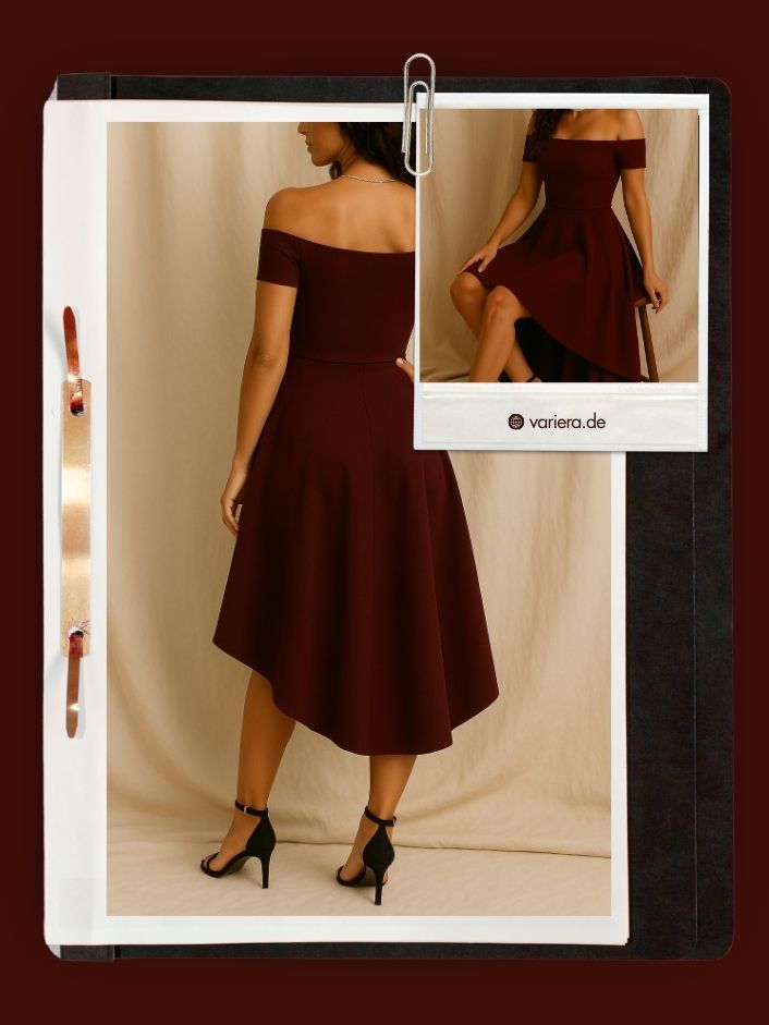 Jolene - Elegantes schulterfreies Kleid