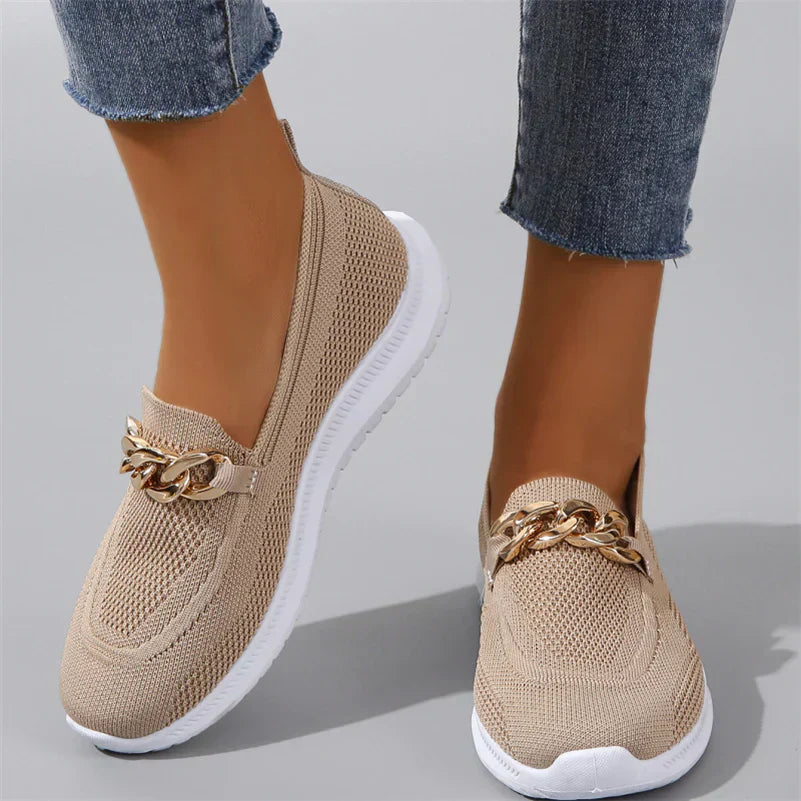 Jonette- Bequeme Schlupfschuhe Für Frauen Khaki 2