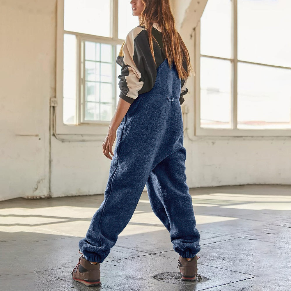 Catrin – Verstellbarer Cord-Fleece-Overall