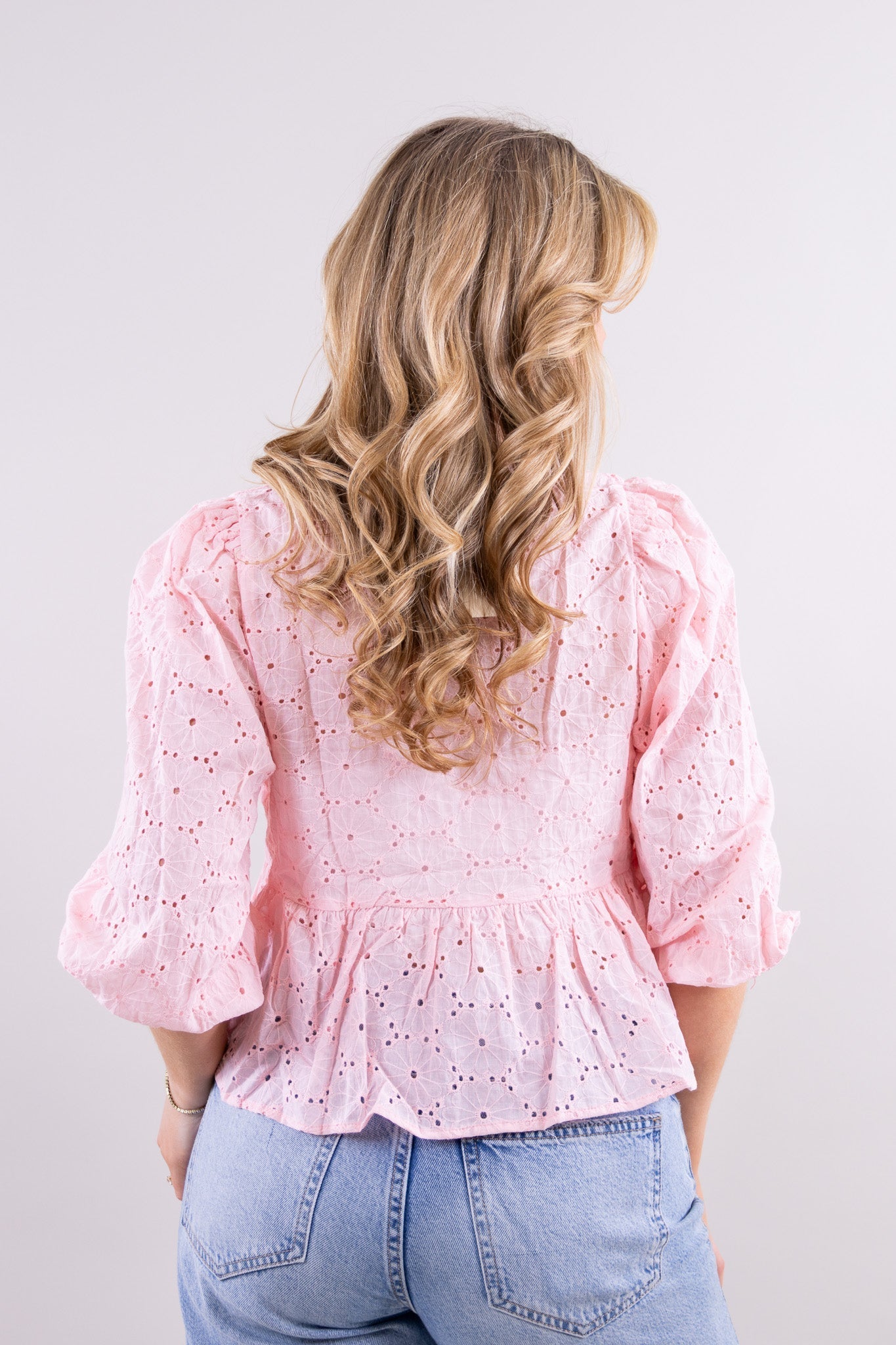 Käte - Elegante Damenbluse im Chloe Stil Rosa