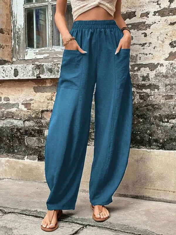 Karolin - Schicke Hosen für Damen Blau